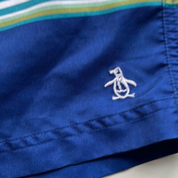 Penguin Mesh Lined Swim Trunk Mens M 32/6 - Picture 2 of 8